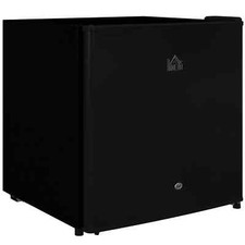 Mini geladeira de bancada HOMCOM 46L com trava refrigerador caixa preta, usado comprar usado  Enviando para Brazil