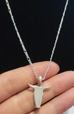 Cow skull silver for sale  TONYPANDY