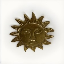 Vintage brass sun for sale  Greenville
