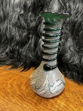 Vaso de vidro vintage de dois tons meados do século arte jateado e polido comprar usado  Enviando para Brazil