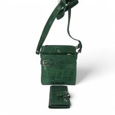 Green crocodile print for sale  WINSFORD