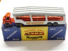 Matchbox Accessory Pack, A2A4 Bedford Car Transporter, red cab, gray trailer comprar usado  Enviando para Brazil