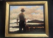 Framed oil painting for sale  HORSHAM