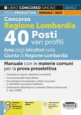 Concorso regione lombardia usato  Italia