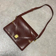Bolsa de ombro Must de Cartier bolsa envelope couro vinho vermelho logotipo 2C autêntica, usado comprar usado  Enviando para Brazil