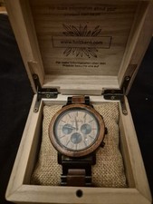 Holzkern armbanduhr dämmerung gebraucht kaufen  Berlin