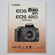 Câmera Canon EOS 400D / Rebel XTi Manual de Instruções Originais Apenas Espanhol 2006 comprar usado  Enviando para Brazil