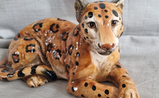 Leopard figurine vintage for sale  SEVENOAKS