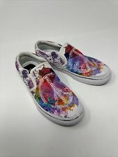Usado, Sapato Feminino Yes We Vibe Peace Sign And Butterflies Slip On 7.5 comprar usado  Enviando para Brazil