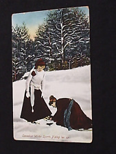 Postcard. canadian winter for sale  SLEAFORD