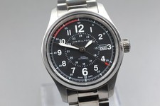 [Exc+5] Vintage Hamilton H705950 Campo Cáqui Mostrador Preto Relógio Automático Masculino comprar usado  Enviando para Brazil