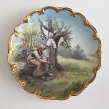 Antik teller handgemalt gebraucht kaufen  Krefeld