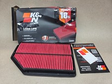 Filtro de ar de substituição K&N 33-2461 - Compatível com 2011-2017 Honda (Odyssey), 33-2461 comprar usado  Enviando para Brazil