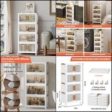 Storage bins stackable for sale  Compton