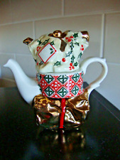 Christmas miniature teapot for sale  FERRYHILL