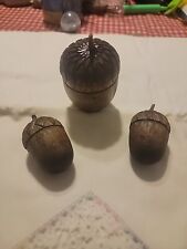 Carved wooden acorns for sale  Reddick