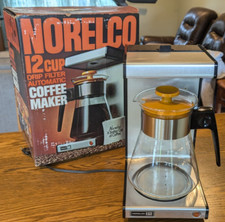 Cafeteira Norelco 12 xícaras gotejamento automático vintage anos 70 FUNCIONA - sem cesta de filtro comprar usado  Enviando para Brazil
