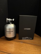 Citizen Promaster relógio tanque de mergulho prata estojo de apresentação (vazio) e caixa de armazenamento, usado comprar usado  Enviando para Brazil