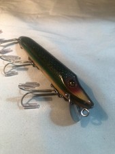 Vintage Madeira Antiga Heddon Dowagiac Vamp Olhos de Vidro, Escala Verde 2 Peças Hardware comprar usado  Enviando para Brazil