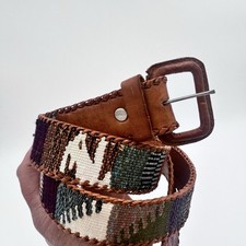 Guatemalan leather belt for sale  Belmont