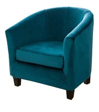 Teal tub chair for sale  HOCKLEY