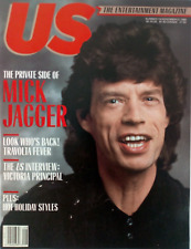 Usado, Revista dos EUA 27 de novembro de 1989 Rolling Stones Mick Jagger Victoria música principal comprar usado  Enviando para Brazil