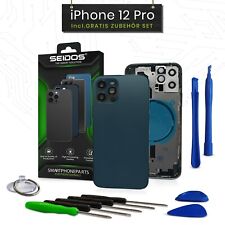 Backcover für iPhone 12 Pro Blau Gehäuse Rückseite Rahmen Frame Housing Blue NEU, usado comprar usado  Enviando para Brazil