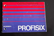 A0854 gossen profisix gebraucht kaufen  Würselen