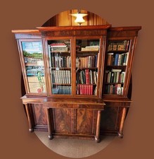 Antique breakfront library for sale  SAWBRIDGEWORTH