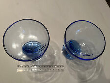 Glasschälchen blau standfuß gebraucht kaufen  Singen (Hohentwiel)