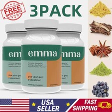 3X Suplemento de Alívio Emma Consciens Keto para Inchaço Intestinal | 60 CAPS, Exp 2027 EUA comprar usado  Enviando para Brazil