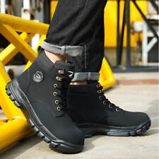 Sapatos de segurança masculinos biqueira de aço tênis de trabalho botas de construção leves comprar usado Sapatos de segurança masculinos biqueira de aço tênis de trabalho botas de construção leves comprar usado  Enviando para Brazil