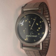 RARO BOEING SPACE CAPSULE MC&T Europa Relógio Tom Prata SPEIDEL, BATERIA NOVA   , usado comprar usado  Enviando para Brazil