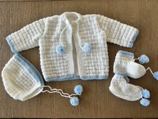 Handmade knit white for sale  Westborough