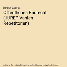 Ffentliches baurecht scholz gebraucht kaufen  Trebbin