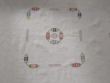 Vintage embroidered floral for sale  BIRMINGHAM
