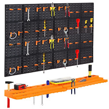 Prateleira de pegboard 50 peças organizador de ferramentas de montagem na parede garagem prateleira de 3 níveis comprar usado  Enviando para Brazil