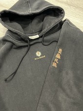 Moletom com capuz vintage anos 90 Billabong Black Dragon Surf Y2K tamanho G letra chinesa rara comprar usado  Enviando para Brazil