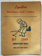 Cartão de pontuação de golfe vintage em miniatura Lyndon Nova York década de 1950 comprar usado  Enviando para Brazil
