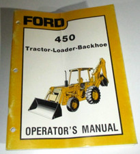 Retroescavadeira Ford 450 trator carregadeira manual do proprietário ORIGINAL! SE-4566 comprar usado  Enviando para Brazil