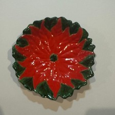Vintage poinsettia bowl for sale  Garner