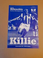 Killie kilnockie match for sale  KILMARNOCK