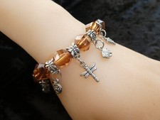 Bracelet grigri perles d'occasion  Six-Fours-les-Plages