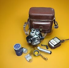 🌈 Cinepresa Emel Double 8mm con accessori anni 50 funzionante   No Bolex-Zeiss na sprzedaż  Wysyłka do Poland