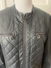 Graue lederjacke damen gebraucht kaufen  Lalendorf