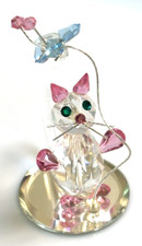 Crystal kitty figurine. for sale  Cross Plains