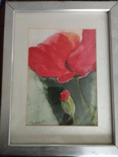 Bild aquarel rahmen gebraucht kaufen  Bretzfeld