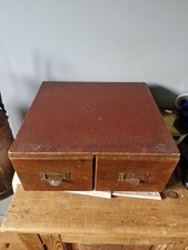 Vintage wooden double for sale  CHESTERFIELD