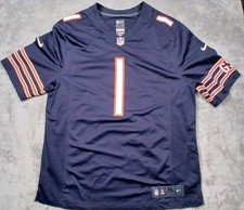 Usado, Camiseta Nike On Field Justin Fields #1 Chicago Bears XL azul marinho futebol americano NFL 100%... comprar usado  Enviando para Brazil