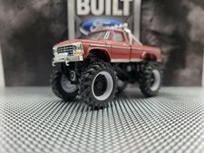 FEITO SOB MEDIDA 1979 Ford F350 Truck 1:64 4x4 pneus de lama luz verde monstro mega GL  comprar usado  Enviando para Brazil